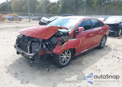 2015 Hyundai Sonata Sport 2.0T из США, поврежденный, VIN 5NPE34AB1FH170318